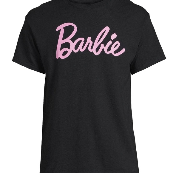 Barbie Black and Pink Short Sleeve Tee - Picture 1 of 3